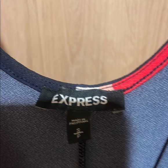 Express Elegant Striped Sleeveless Dress Sz small - Picture 2 of 6